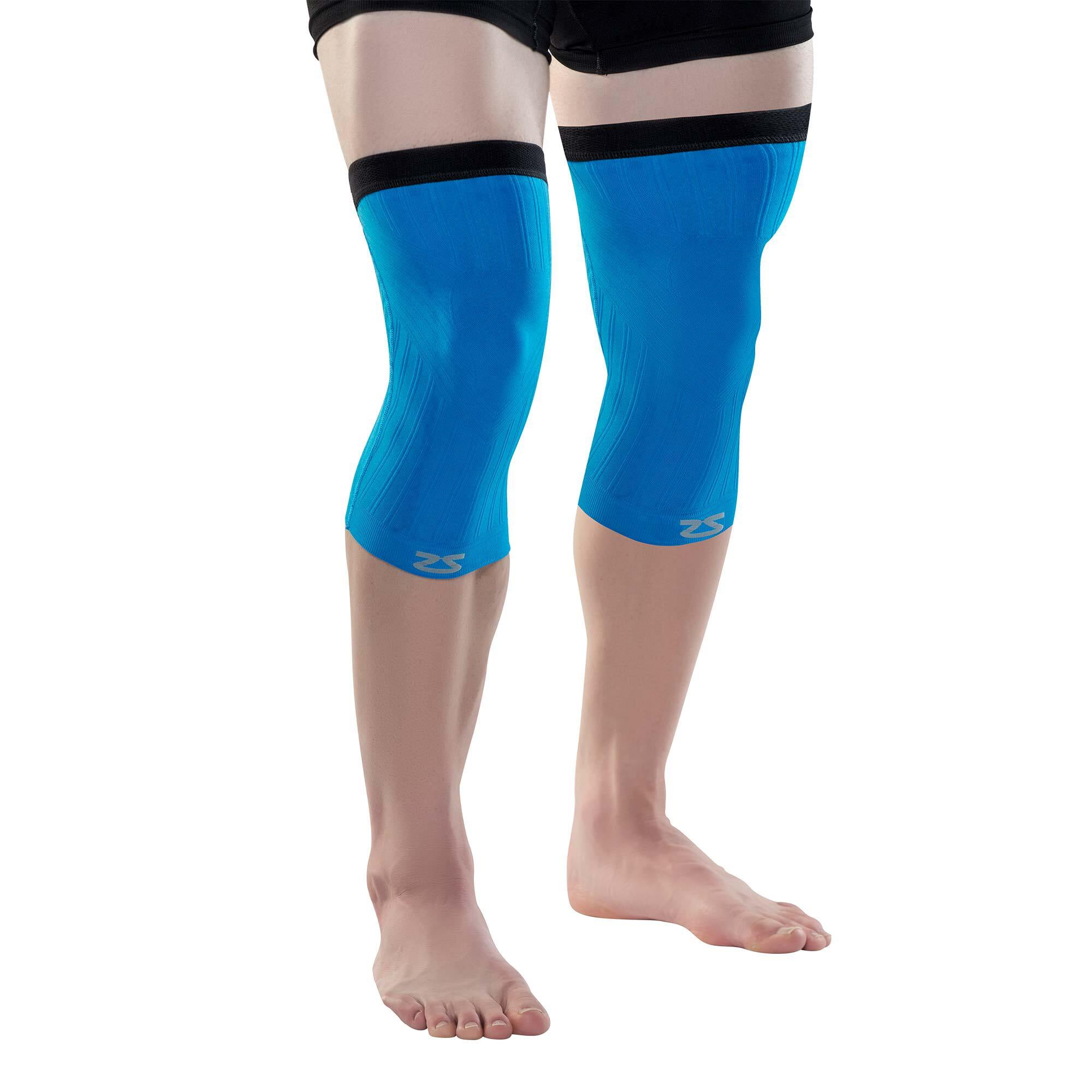 Compression Knee Sleeve M / Blue 1 Pair