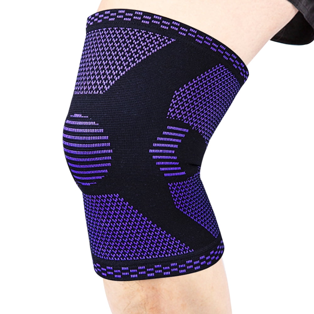 Compression Knee Sleeves Support for Weightlifting Running Squatting ...