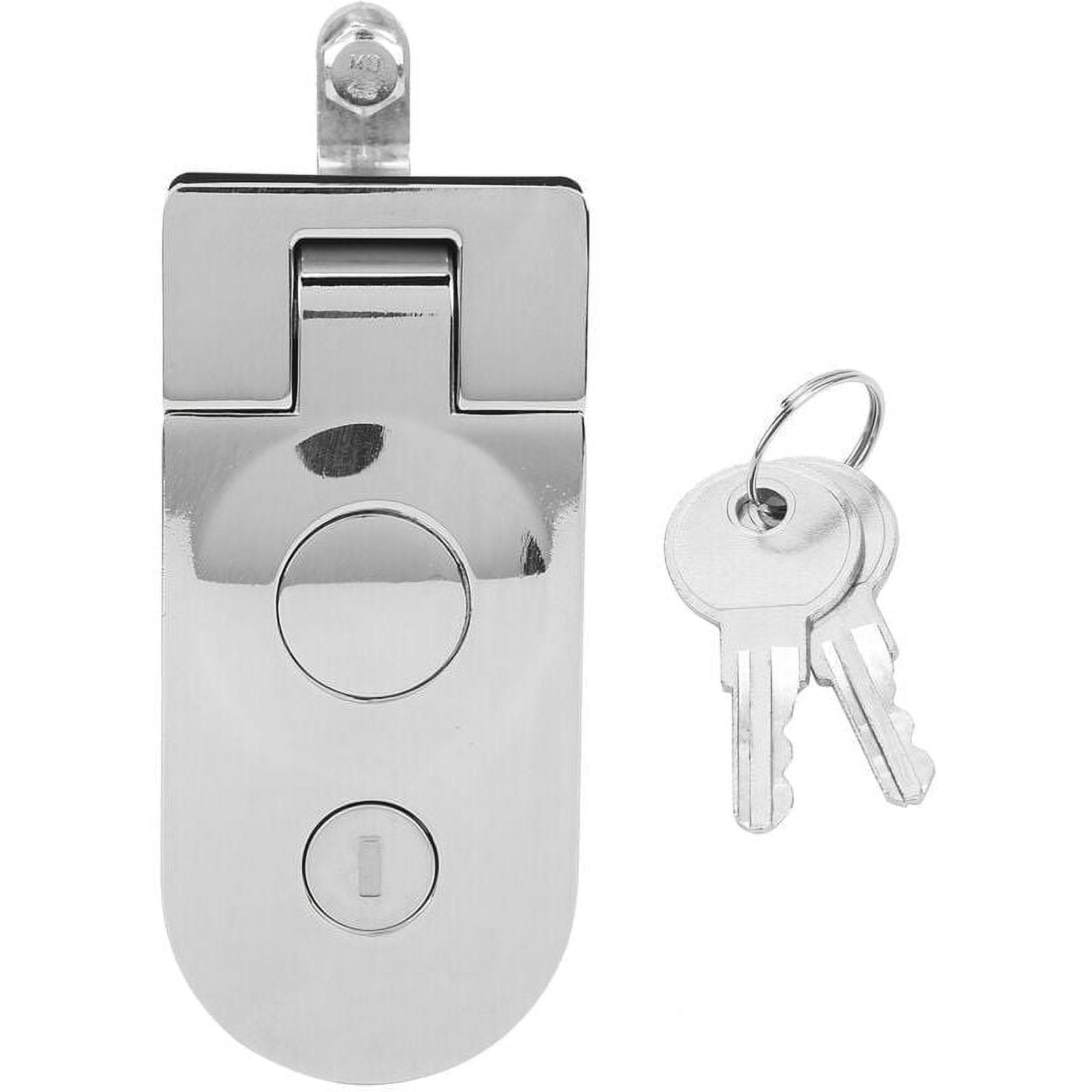 Compression Latch with 2 Key Zinc Alloy Lock for RVs, Yachts, Trunks
