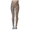 thumbnail image 1 of Compression Leggings For women Leopard Print High Waist 4-Way Stretch Casual Tight Yoga Pants, 1 of 6