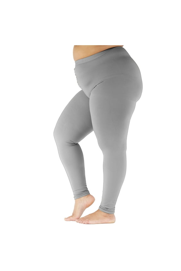 Compression Leggings for Women 20-30 mmHg Swelling & Edema - Grey, Small