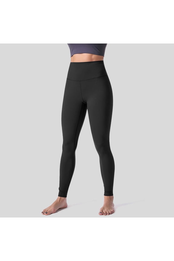 Compression Leggings for Women, High Waisted Anti-Cellulite Yoga Leggings, 3D Sculpting Butt Lifting Workout Tights with No Curling, Black XL