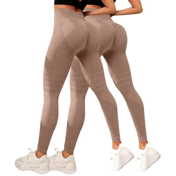 Compression Leggings for Women Thick High Waist Workout Running Leggings 2pc Workout Clothes for Women