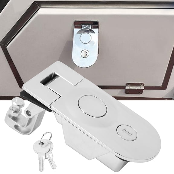 Compression Lock Compression Latch, Silver Tool Box Compression Lock for Boat Tables for Motorhomes for Yachts for RV Drawers