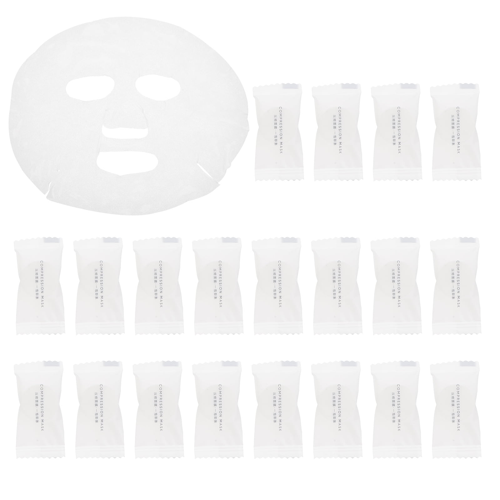 Compression Mask Pure Cotton Nonwoven Fabric Disposable Masks Bulk