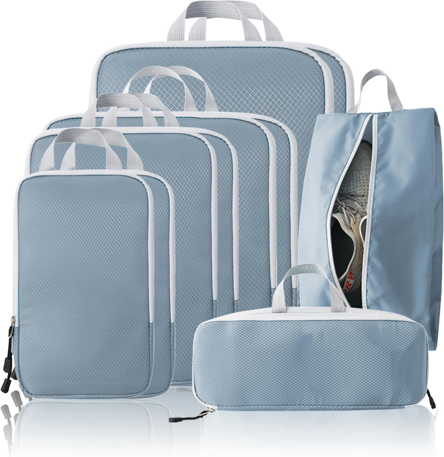 Compression Packing Cubes, 10 Set Packing Cubes for Travel Compression ...