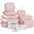 thumbnail image 1 of Compression Packing Cubes 11 Set, Suitcase Organizers, Luggage Organizer Bags for Storage, Extendable Packing Cubes for Travel Compression, Travel Essentials, 1 of 8