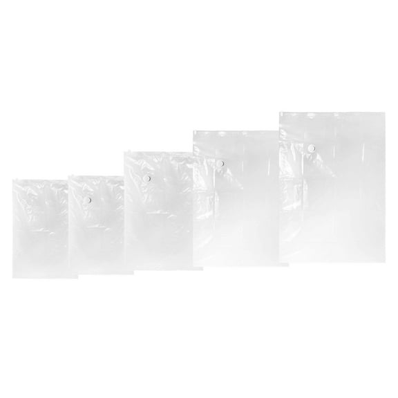 Compression Packing Cubes, 20-Pc Vacuum Seal Bag Set with Hand Pump, Airtight Space Saver Bags for Bedding, Seasonal Clothing Storage