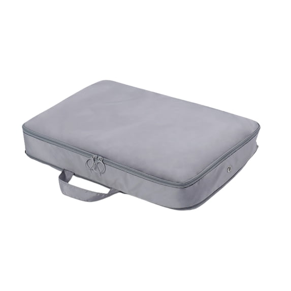 Compression Packing Cubes Expandable Luggage Organizer Bags for Travel Suitcase Backpack Closet Storage(Gray,10x31x40cm)