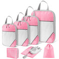 thumbnail image 1 of 7 Set Compression Packing Cubes, Expandable Packing Organizers for Travel Accessories Luggage Suitcase Backpack, 1 of 7