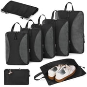 Compression Packing Cubes Packing Organizers, Extensible Suitcase Organiser Bags, Travel Organizer Cubes for Travel Essentials