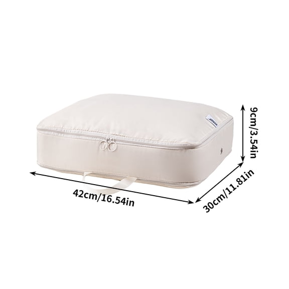 Compression Packing Cubes for Travel, 1-Pack Space Saver Bags No Vacuum Hand Press Large Capacity Suitcase Organizers for Clothes Quilt Comforter Down Jacket