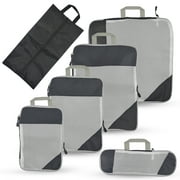 Compression Packing Cubes Travel Packing Organizers for Travel Accessories Luggage Suitcase Backpack 6 Pcs