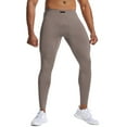 thumbnail image 1 of Men Legging Pants Running Tights Leggings Athletic Workout Gym Pant Gray, 1 of 9