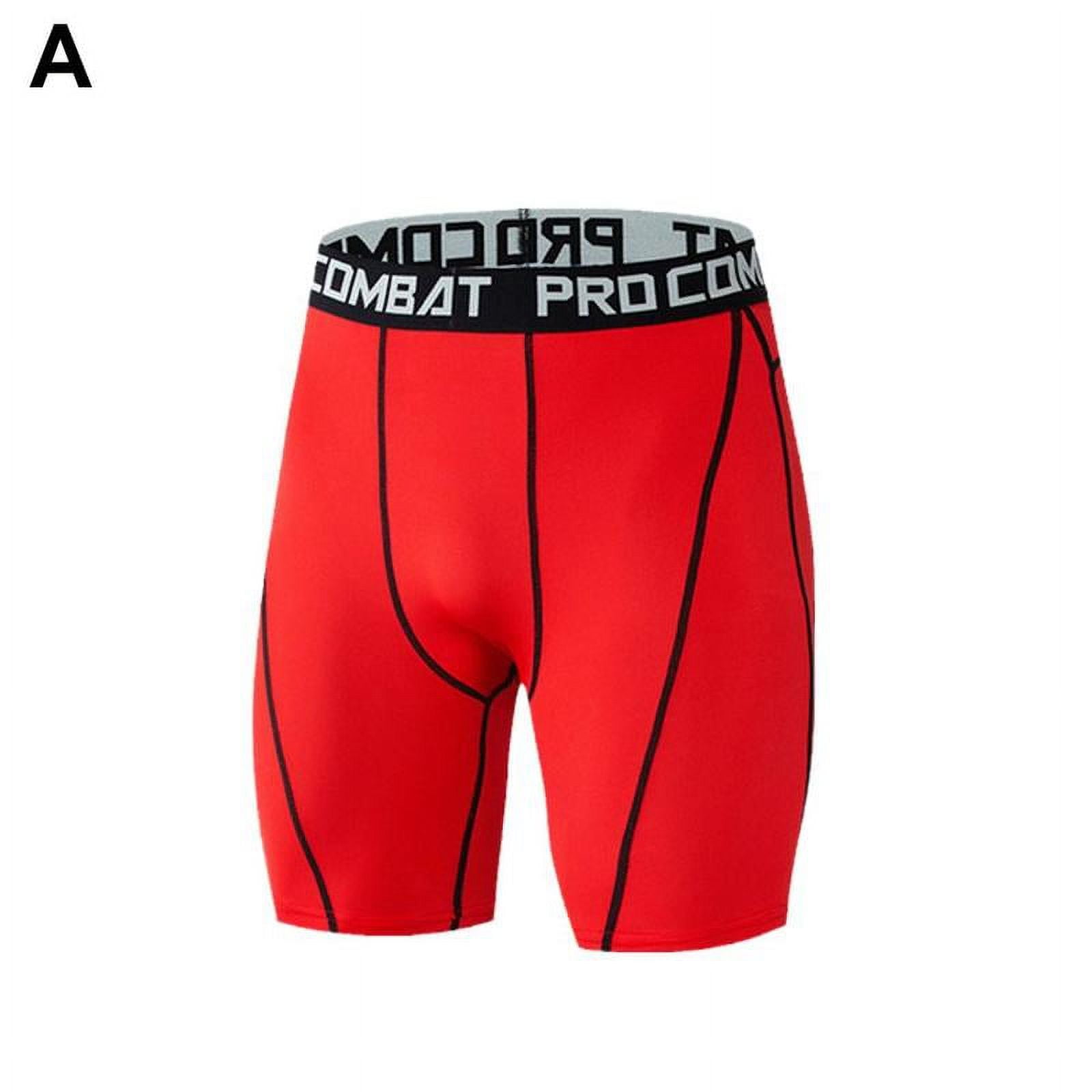 Meitianfacai Shorts Men Gifts for Boyfriend Men's Fitness Pants Three-point  Pants Sports Shorts Quick-drying Pants Red 