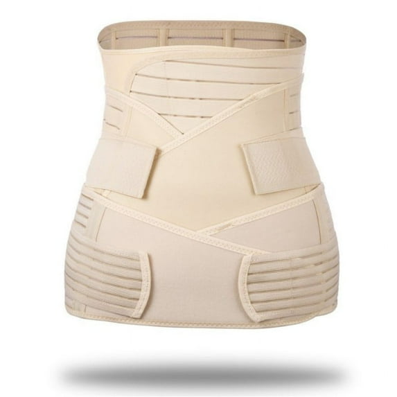 Compression Postpartum Belly Wrap, Breathable Mesh Adjustable Support Recovery Girdles, 3 in 1 Abdominal Binder, Multipurpose Postpartum Support Belt, Speeds Up Recovery