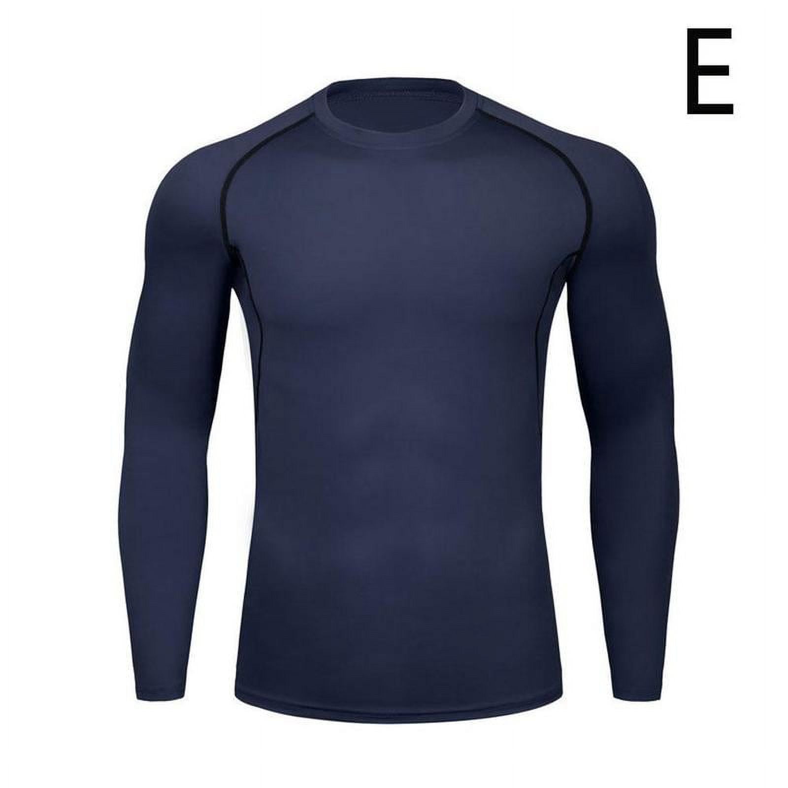 Compression Running T Shirt Fitness Tight Long Sleeve Sport Tshirt Training  Jogging Shirts Gym Sportswear Quick Dry B3I9 