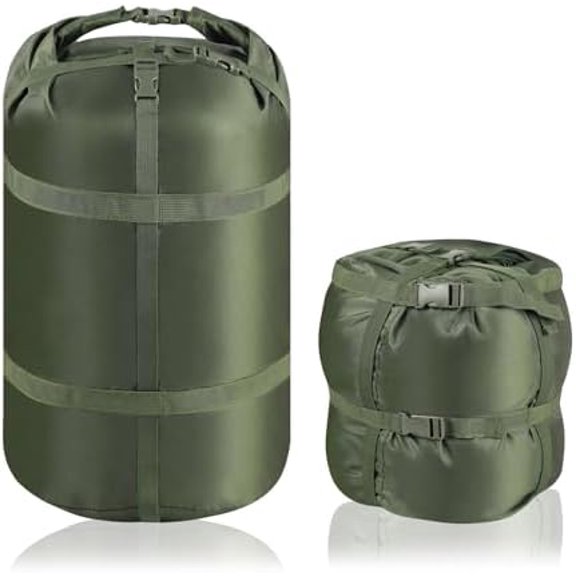 Compression Sack for Sleeping Bag, Ultralight Portable Sleeping Bag Compression Sack, 15L/27L/45L Sleeping Bag Stuff Sack, Space-Saving Stuff Sack for Sleeping Bag, Backpacking, Camping, Hiking