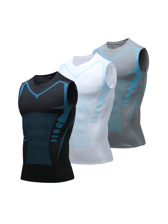 Compression Shirt Men, 2026 Comfortable Sleeveless Shaping Gym Tank Top to Feel the Power of Confidence, Energy & Strength