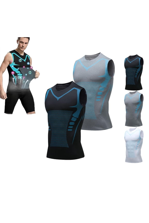Compression Shirt Men, 60s Quick Drying, Feel The Power of Confidence, Energy & Strength, Build a Toned Body