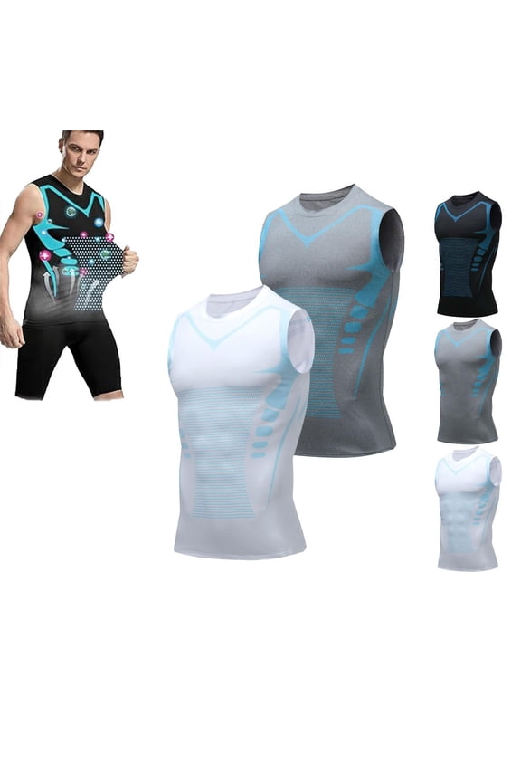 Compression Shirt Men, 60s Quick Drying, Feel The Power of Confidence, Energy & Strength, Build a Toned Body