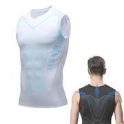 Compression Shirt Men, Shaping Sleeveless Vest, Men Sport Running Moisture Wicking Dry Fit Breathable Sleeveless Gym Shirt
