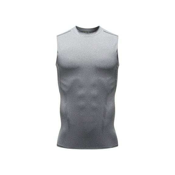 Compression Shirt Men Tank Top Undershirt Slimming Body Shapewear Tummy Control Athletic Sleeveless Shirts