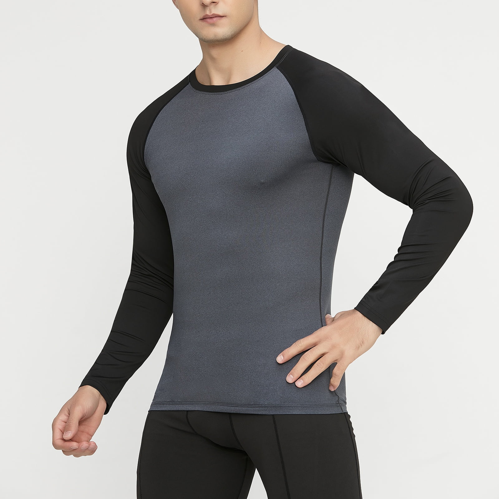 Compression Shirts for Men Long Sleeve Cool Dry Athletic Base