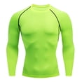 thumbnail image 1 of Compression Shirts for Men - Long Sleeve Workout Base Layer Athletic Gym Tops Slim Fitted Running Undershirts, 1 of 4