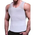 thumbnail image 1 of Compression Shirts for Men to Hide Gynecomastia Moobs Slimming Body Shaper Vest Abs Tank Top Undershirt, 1 of 7