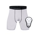 thumbnail image 1 of Compression Short with Protective Cup Athletic Cup Flexcup for Adults Youth, Superior Support and Comfort Fitness Sport Football Hockey Baseball Softball Lacrosse Wrestling Soccer Groin Protection, 1 of 10
