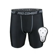 Compression Short with Protective Cup Athletic Cup Flexcup for Adults Youth, Superior Support and Comfort Fitness Sport Football Hockey Baseball Softball Lacrosse Wrestling Soccer Groin Protection