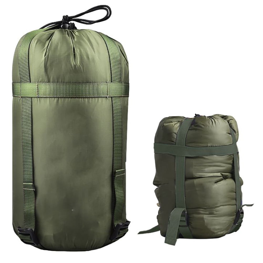 Compression Sleeping Bag Stuff Sacks Spacesaving with Drawstring and