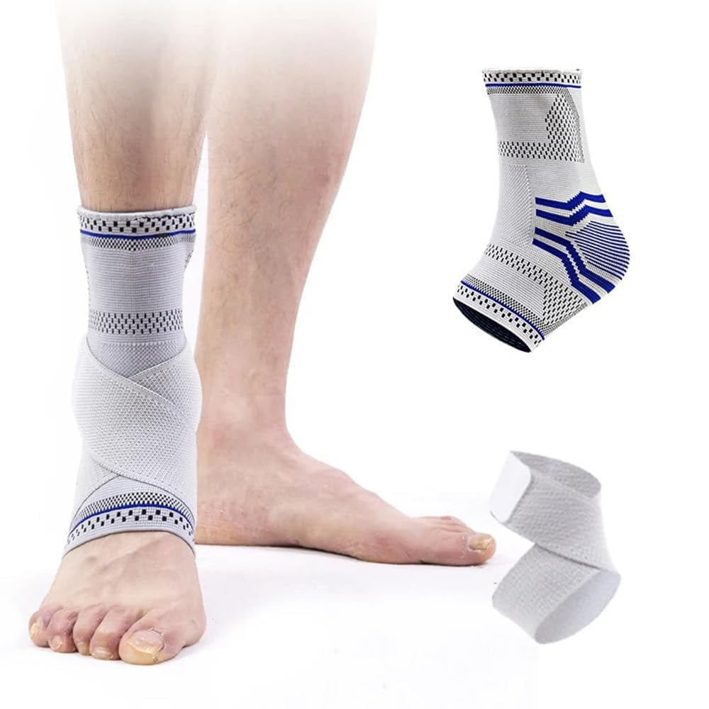 Compression Sock Brace for Ankle Sprains and Plantar Fasciitis, Medical