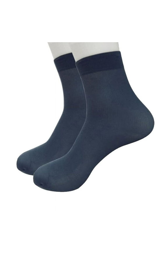 Compression Socks, 4 Pairs Bamboo Fiber Ultra-thin Elastic Silky Short Silk Stockings Men Socks , Socks