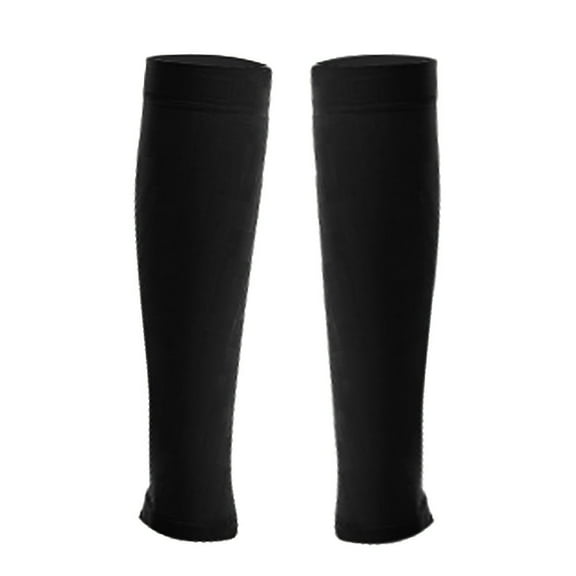Compression Socks Calf Leg Sleeves for Nursing, Hiking, Travel, Running and more Black XL