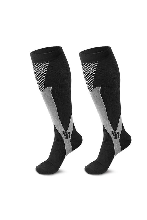 Compression Socks - Compression Socks Women & Men Circulation,Knee High Running Cycling Softball Baseball Athletic Support Sock - Best for Medical,Running,Athletic