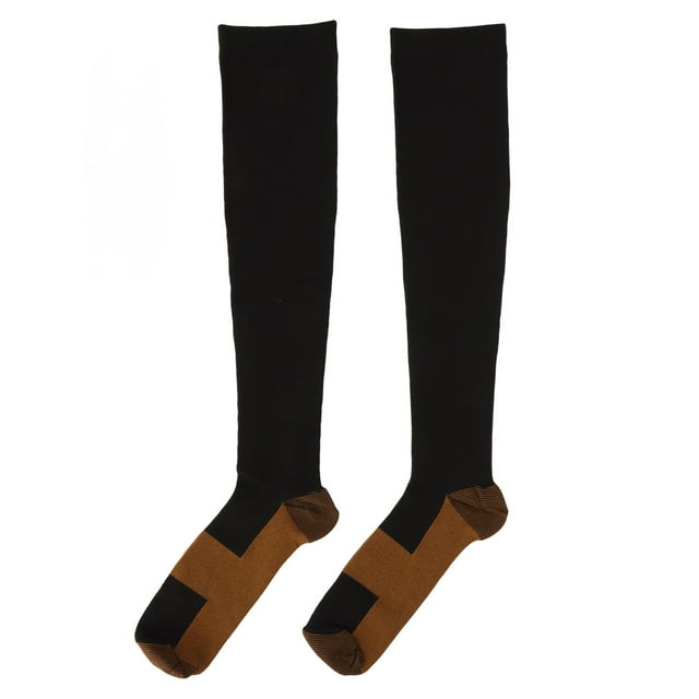 Compression Socks Copper Fiber Stress Relief Improve Circulation Ankle