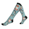 thumbnail image 1 of Compression Socks For Women And Men - Animal Dog Compression Socks Circulation For Workout, 1 of 2