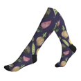 thumbnail image 1 of Compression Socks For Women And Men - Asparagus Vegetable Print Compression Socks Circulation For Workout, 1 of 2