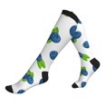 thumbnail image 1 of Compression Socks For Women And Men - Blueberry Cute Design Compression Socks Circulation For Workout, 1 of 2