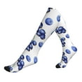 thumbnail image 1 of Compression Socks For Women And Men - Blueberry Print Pattern Compression Socks Circulation For Workout, 1 of 2