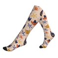 Compression Socks For Women And Men Bohemian Cute Cartoon Cat
