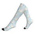 thumbnail image 1 of Compression Socks For Women And Men - Cartoon Cute Alpaca Flower Love Compression Socks Circulation For Workout, 1 of 2