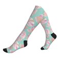 thumbnail image 1 of Compression Socks For Women And Men - Conch Shells Print No.9023 Compression Socks Circulation For Workout, 1 of 2