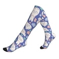 thumbnail image 1 of Compression Socks For Women And Men - Cute Funny Rabbit Flower Compression Socks Circulation For Workout, 1 of 2