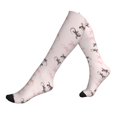thumbnail image 1 of Compression Socks For Women And Men - Cute Lizard Gecko Pink Compression Socks Circulation For Workout, 1 of 2