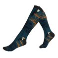 thumbnail image 1 of Compression Socks For Women And Men - Cute Macaw Toucan Palm Tree Compression Socks Circulation For Workout, 1 of 2