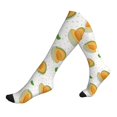 thumbnail image 1 of Compression Socks For Women And Men - Cute Sweet Cantaloupe Compression Socks Circulation For Workout, 1 of 2