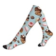 thumbnail image 1 of Compression Socks For Women And Men - Donut Cake Print Compression Socks Circulation For Workout, 1 of 2